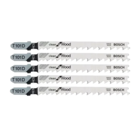 Lâminas Serra Tico Tico 74mm HSS 5pçs T101D 2608667307 Bosch
