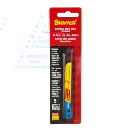 Lâminas Serra Tico-Tico Bi-Metal 65mm 24D c/5 Peças Starrett-56459bf6-0c56-4dee-bc48-066218aa62bb