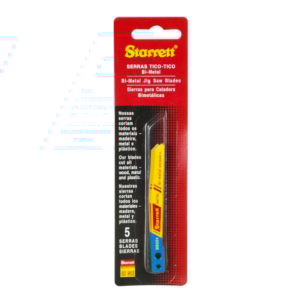 Lâminas Serra Tico-Tico Bi-Metal 65mm 24D c/5 Peças Starrett-696df82d-9715-4adf-8ac9-ca1ef90ba3a0