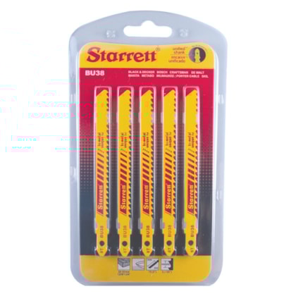 Lâminas Serra Tico-Tico Bi-Metal 8D c/ 5 Peças BU38 Starrett-4597e4b9-86a1-4c73-a34e-76dfb9986900