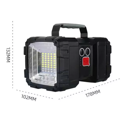 Lanterna Holofote Monster Double Head Recarregável via USB Camping Pesca 310821 Nautika -bd4f5745-3757-4343-ae16-351ed441147f