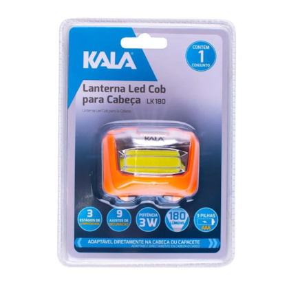 Lanterna LED COB para Cabeça LK 180 321566 Kala-762c8947-1e5e-466c-927e-daecd7470d6d