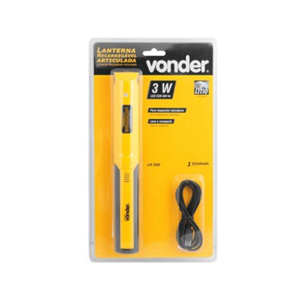 Lanterna recarregável inspeção articulada VONDER 8075250500-7aab26d0-d70b-41f4-ab4a-fde43818db35