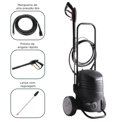 Lavadora de Alta Pressão Lv Pro Black 220v 60Hz B8.010.0502 Lavor-0f48d9cd-604a-4ed2-a61a-c28ad8c7f904