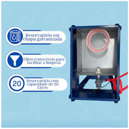 Lavadora de Pçs c/Eletrobomba 800x400x880 220V LV-820 FERCAR-5d9b4722-ea4f-45f4-9afe-287e5bf9422b