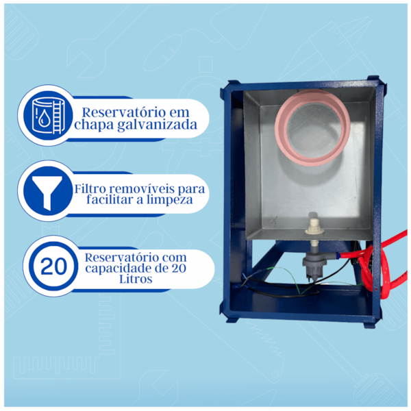 Lavadora de Pçs c/Eletrobomba 800x400x880 220V LV-820 FERCAR-f410159f-a9e5-40cf-8b39-b49977858349