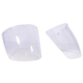 Lente para Protetor Facial Tipo Bolha Incolor Camper