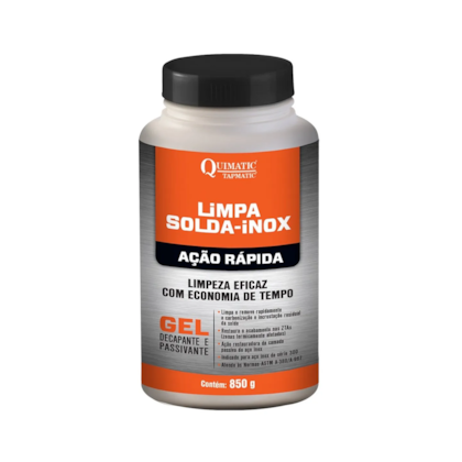 Limpa Solda Inox Acao Rapida Gel Decapante 850G Lt1 Quimatic