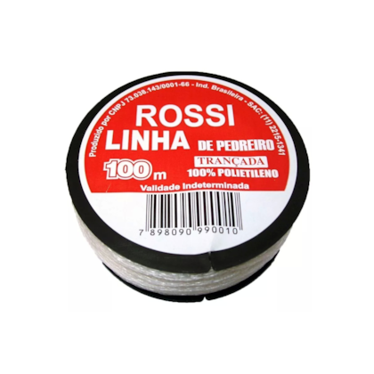 Linha para Pedreiro Trançada 100m Rossi 789809099001 Unifio