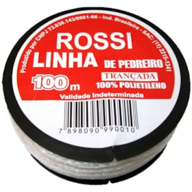 Linha para Pedreiro Trançada 100m Rossi 789809099001 Unifio