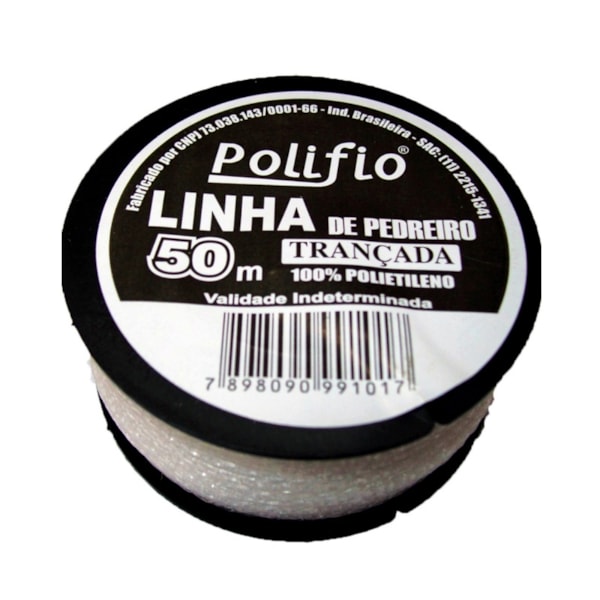 Linha para Pedreiro Trançada 50m Polifio 789809099101 Unifio-ad6b34f6-eac1-4f52-9ede-6d7cd982c765
