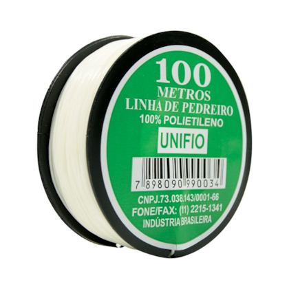 Linha Pedreiro Lisa 100m 789809099003 Unifio