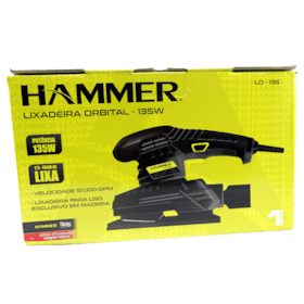 Lixadeira Orbital 135W GYLO135 HAMMER