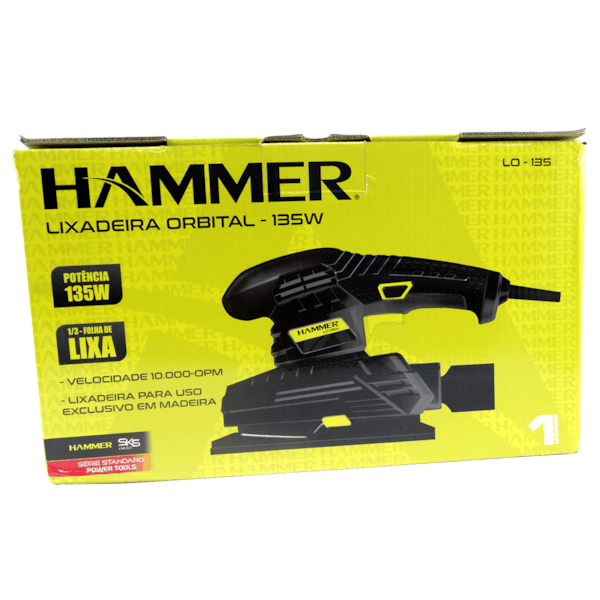 Lixadeira Orbital 135W GYLO135 HAMMER-78fb576e-1dfd-4574-8dd9-721aecd7c5a2