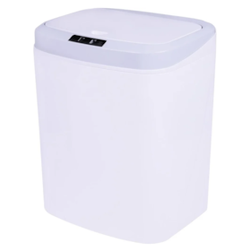 Lixeira Automática Branca USB e Sensor 16L 238138 Kala