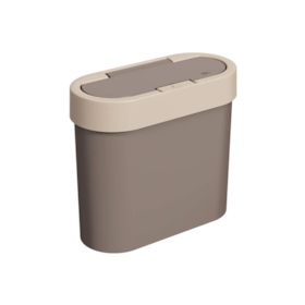 Lixeira Automática Flat Marrom 2,8L Coza 17003/0334