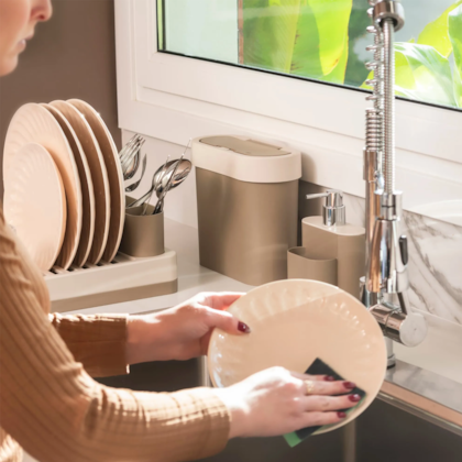 Lixeira Automática Flat Marrom 2,8L Coza 17003/0334-a4d6e71d-b670-400a-9fd5-bb5697827281