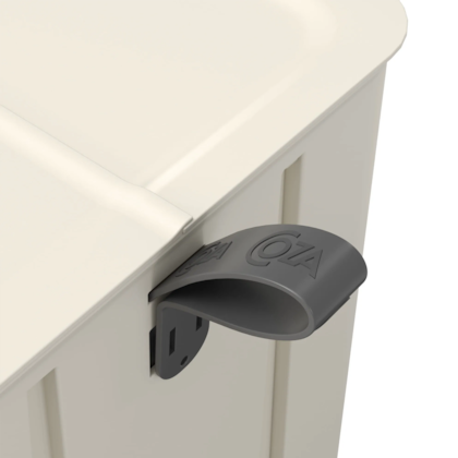 Lixeira Borboleta com Pedal 10+10LT Light Gray 10663/0468 Coza-0d2d70ba-1f14-453b-8e3c-71dcdcec75ab