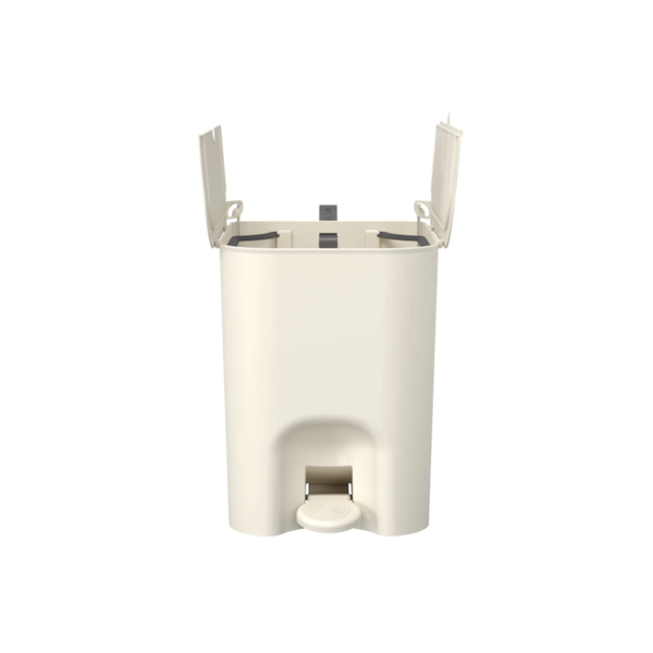 Lixeira Borboleta com Pedal 12LT Light Gray 106610468 Coza-4eae61b5-083a-4839-9ed1-88868798d046