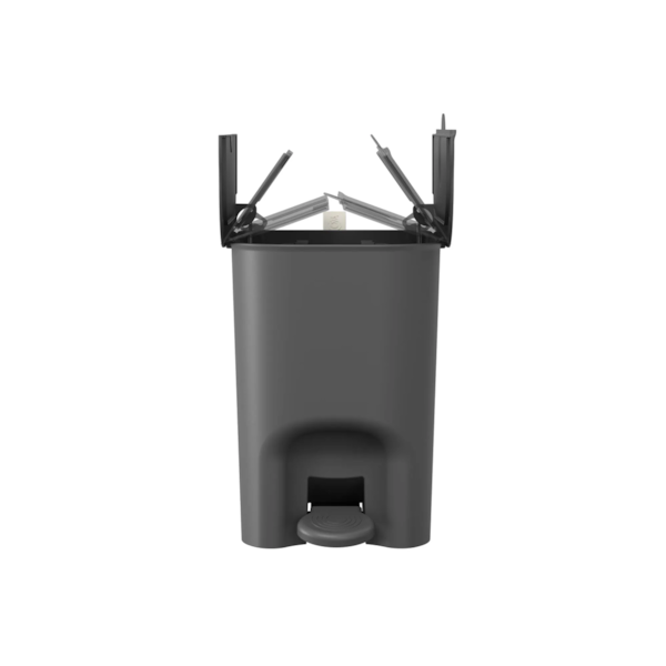 Lixeira borboleta com pedal 20LT cinza chumbo 10662/0536 Coza-4b63847e-e637-4e39-890f-020114d03fdf