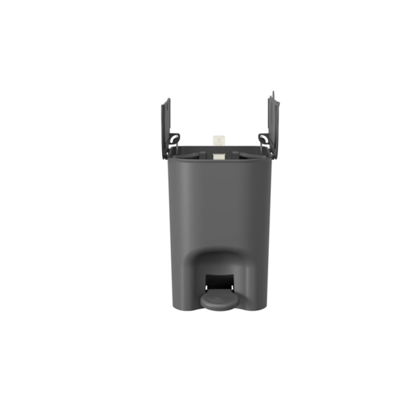 Lixeira borboleta com pedal 20LT cinza frio 10662/0499 Coza-7cbdcb30-56cf-4f48-8342-c31df8200fea