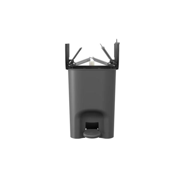 Lixeira borboleta com pedal 20LT cinza frio 10662/0499 Coza-50fdc7b0-b8de-4b40-bf9d-6b8b8adcd779