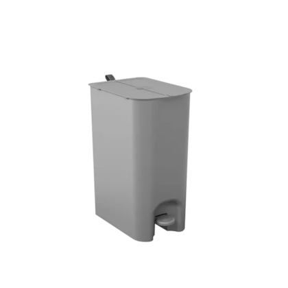 Lixeira borboleta com pedal 20LT cinza frio 10662/0499 Coza-b3cb3999-f49c-4fab-9d14-9e79d66fcf87
