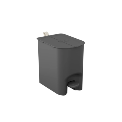 Lixeira borboleta com pedal 20LT cinza frio 10662/0499 Coza-f531318f-7fe1-43d0-bcee-e70c7874fa49
