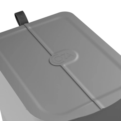 Lixeira Borboleta com Pedal 20LT Cinza Frio 106620499 Coza-a3991320-92c2-4d0e-8059-e61212f6ac31