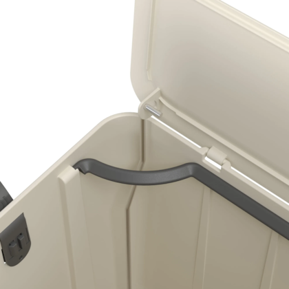 Lixeira borboleta com pedal 6LT cinza claro 10660/0468 Coza-44b6e865-e5cc-42ff-a210-fe43b74c1965