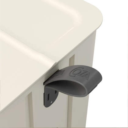 Lixeira borboleta com pedal 6LT cinza claro 10660/0468 Coza-53359c24-b565-496f-8083-70f02f72add6