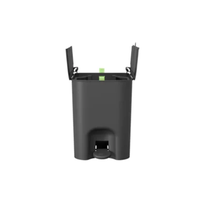 Lixeira Borboleta com Pedal 6LT Cinza Frio 10660/0499 Coza