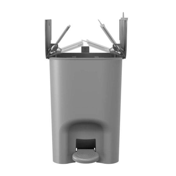 Lixeira Borboleta com Pedal 6LT Cinza Frio 10660/0499 Coza-6e6c4944-5461-4852-9357-ad5c20e22e7b