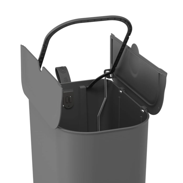 Lixeira Borboleta com Pedal 6LT Cinza Frio 10660/0499 Coza-2787b5e6-7e0c-4168-91bd-95eaa989b772