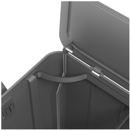 Lixeira Borboleta com Pedal 6LT Cinza Frio 10660/0499 Coza-136b7882-1d2a-45dc-9f7b-c3d6c594ed31