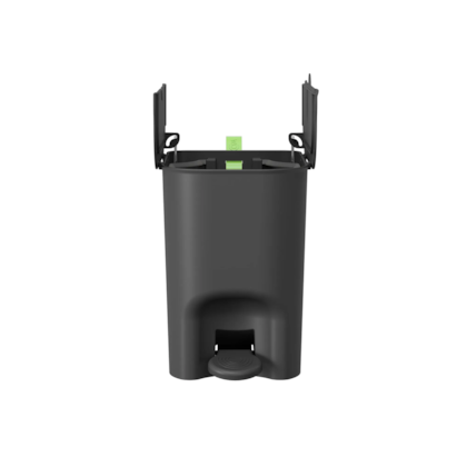 Lixeira borboleta com pedal 6LT preta 10660/0008 Coza-ad03cfa4-c136-4c29-a77c-0f6166035c0c