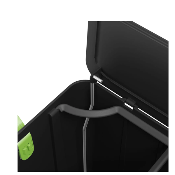 Lixeira Borboleta com Pedal Preta 10+10LT 106630008 Coza-c223f025-16c8-4df1-bc0c-3e57b7d592b0