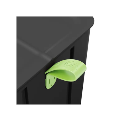 Lixeira Borboleta com Pedal Preta 10+10LT 106630008 Coza-bdc6168a-9304-4191-a28e-3720bb02015a