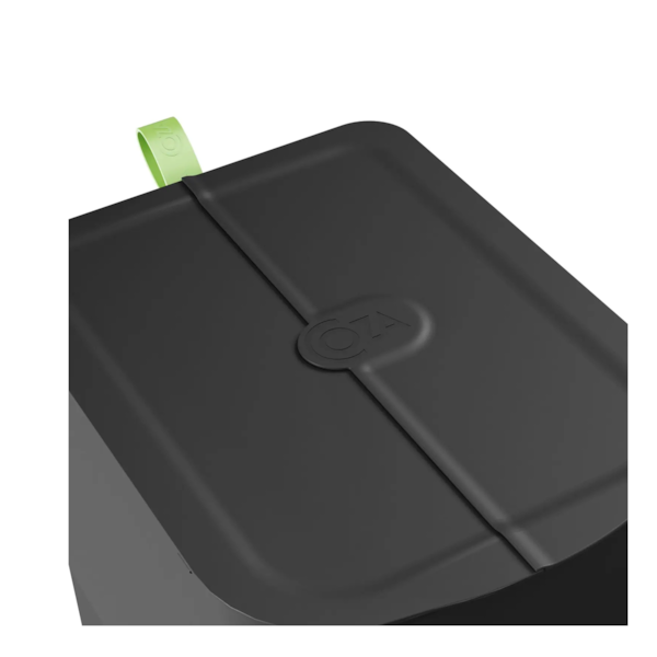 Lixeira Borboleta com Pedal Preta 10+10LT 106630008 Coza-1d339048-0645-4774-bd22-53ea1b16cd29