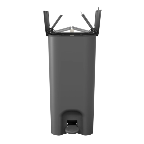 Lixeira Borboleta Pedal 10+10LT Cinza chumbo 10663/0536 Coza-e78780b5-1e74-42e0-b263-ab0de9d5a7a2