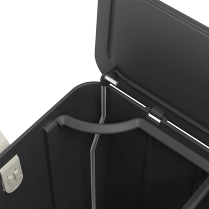 Lixeira Borboleta Pedal 10+10LT Cinza chumbo 10663/0536 Coza-01d8b9b1-9d78-43e7-9b7e-473cf28afe3c