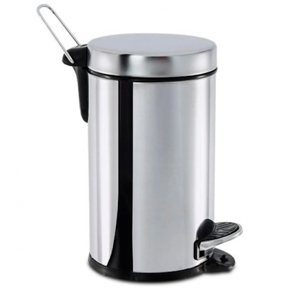 Lixeira com Pedal Balde Decor Line em Aço Inox 12,0L Prata 3040/203 Brinox-29a6e12d-5de1-46b2-bbf6-9439668080c4
