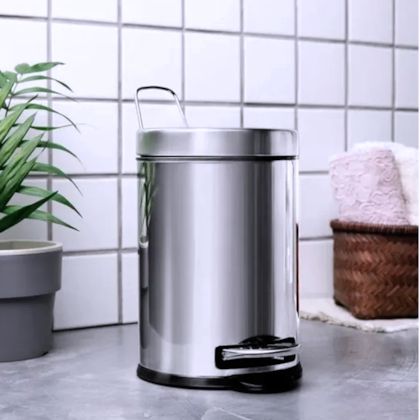 Lixeira com Pedal Balde Decor Line em Aço Inox 3,0L Prata 3040/201 Brinox-eb08b579-e326-4bfb-a94b-4ba19dcd58c7