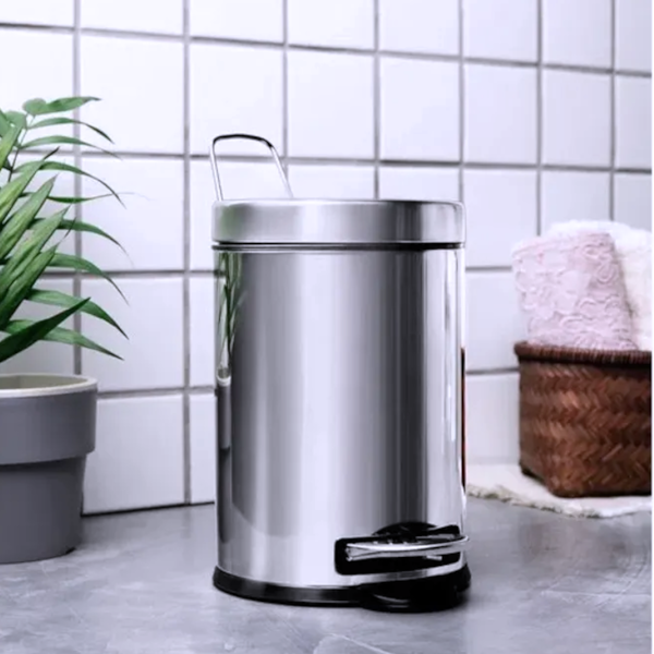 Lixeira com Pedal Balde Decor Line em Aço Inox 3,0L Prata 3040/201 Brinox-d4f5aec5-a0c9-40af-bb72-dc17cd027712