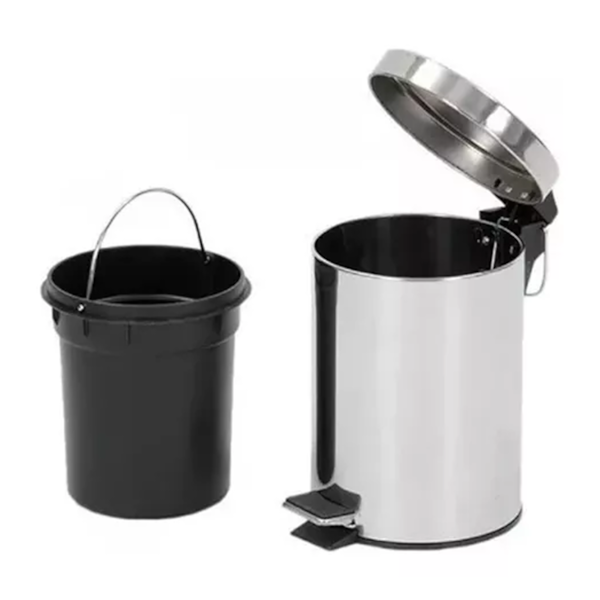 Lixeira com Pedal Balde Decor Line em Aço Inox 3,0L Prata 3040/201 Brinox-bd37f8ea-db52-410f-9f5a-78782c85bd14