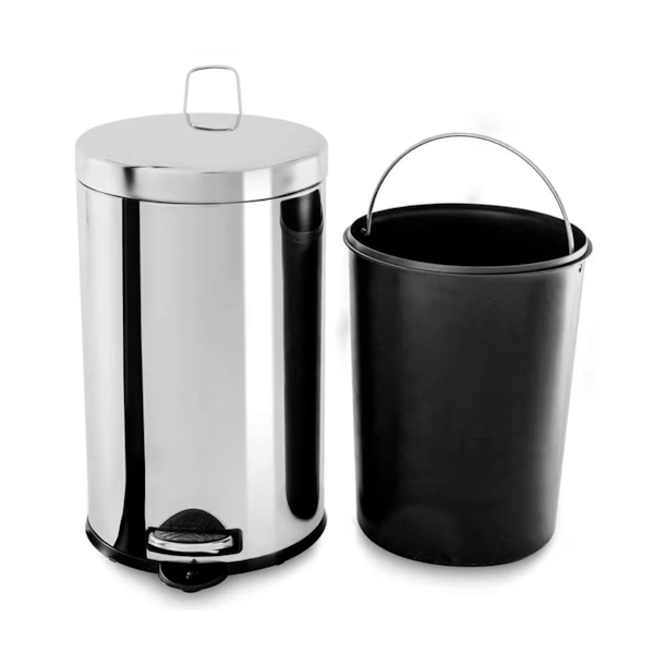 Lixeira com Pedal Balde Decor Line em Aço Inox 5,0L Prata 3040/202 Brinox-2cfc0547-fda4-4730-8487-ae5035f9df75