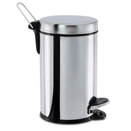 Lixeira com Pedal Balde Decor Line em Aço Inox 5,0L Prata 3040/202 Brinox-c7fd8d7e-c61a-4135-9a7d-561a0d48ab55