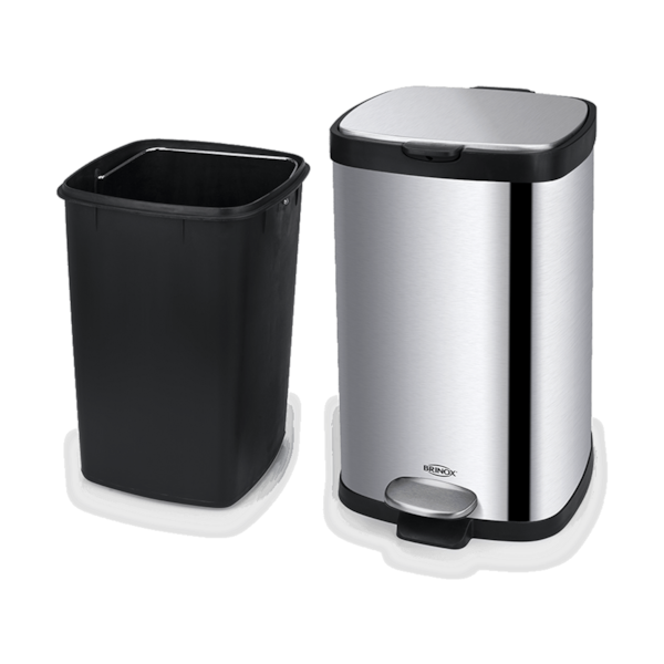 Lixeira com Pedal Balde Frame Em Aço Carbono 12L Inox 3065/101 Brinox-9fd3e3eb-9a0f-4ab9-b39f-9e2f2a5c8025
