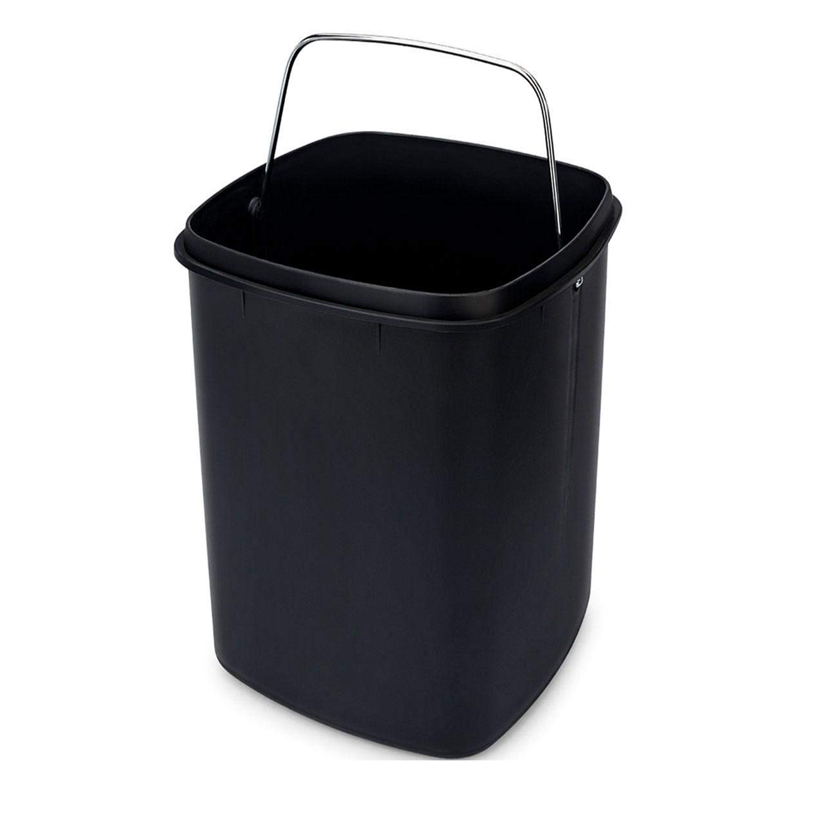 Lixeira com Pedal Balde Frame em Aço Carbono 12L Preto 3065/100