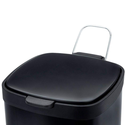 Lixeira com Pedal Balde Frame em Aço Carbono 12L Preto 3065/100 Brinox-881ff82a-9340-4fd5-b912-06377210b3ad